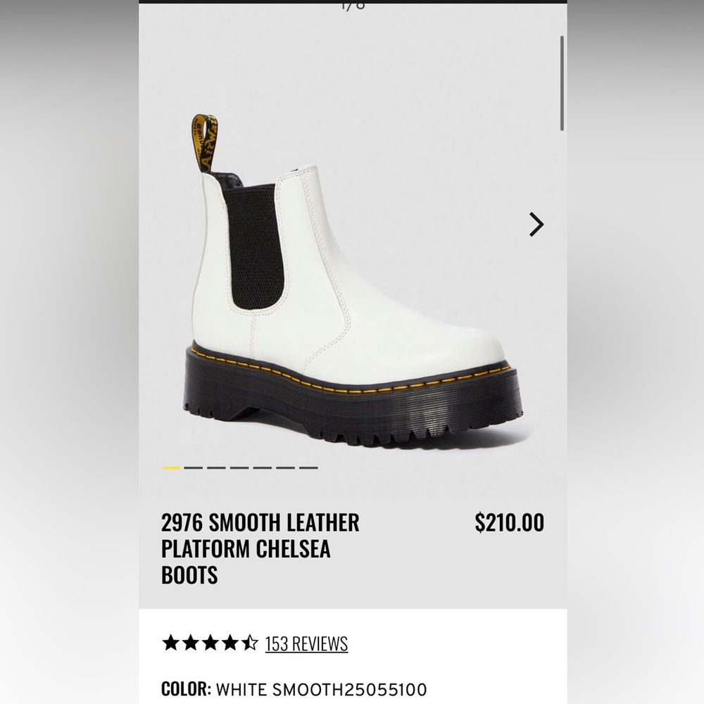 Doc Marten 2967 Leather platform Chelsea boots
